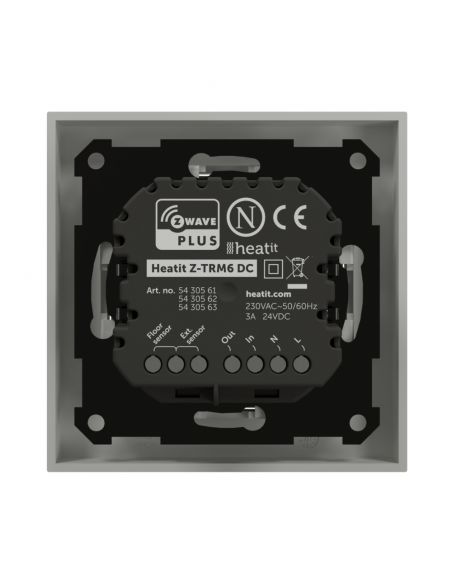 Heatit controls - Thermostat Z-Wave Heatit Z-TRM6 DC, blanc