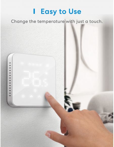 Meross - Smart Wi-Fi Thermostat for Boiler/Water Heating System