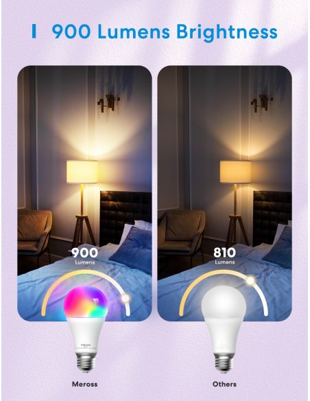 Meross - Smart Wi-Fi LED-Glühbirne RGBWW
