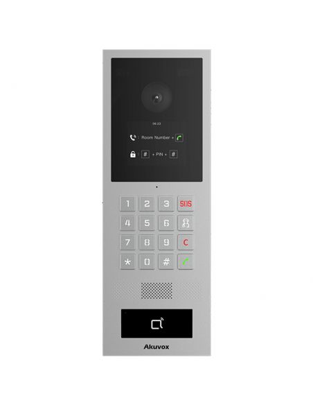 Akuvox - IP and analog video door phone with RDIF, BLE, NFC and Akuvox S532 keyboard