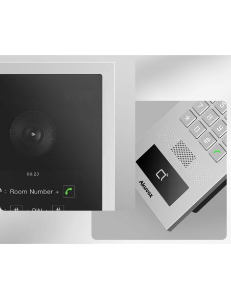 Akuvox - IP- und analoge Video-Türstation mit RDIF, BLE, NFC und Akuvox S532 Tastatur