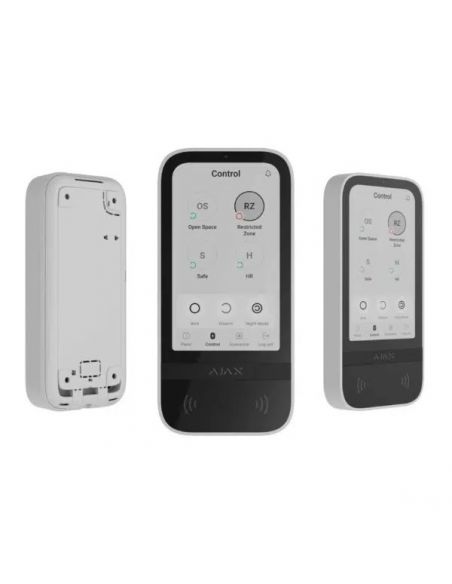 Ajax - KeyPad TouchScreen Bianco Tastiera wireless con touch screen per il controllo di un sistema Ajax