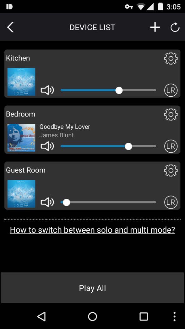 multiroom app universal